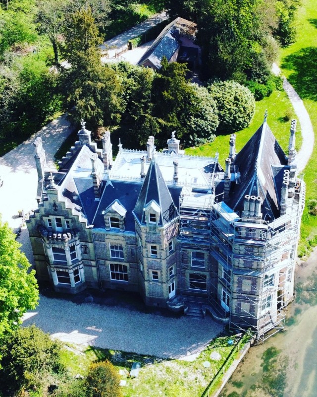 Restauration de la couverture d’un château sur la région de Rouen (76) en Normandie